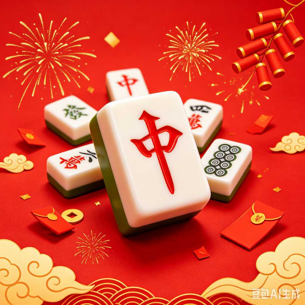 mini travel mahjong set lightweight